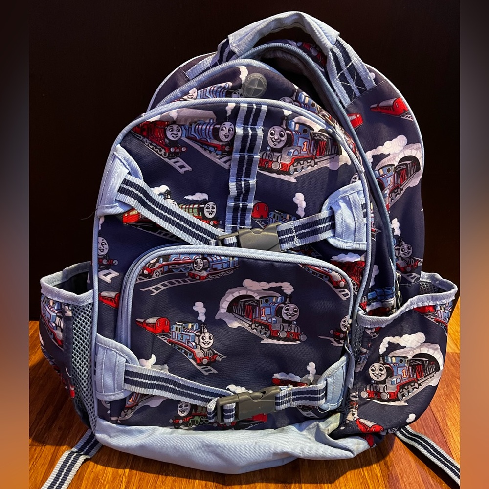 Pottery Barn Kids Thomas the Train Backpack size Small Not mini